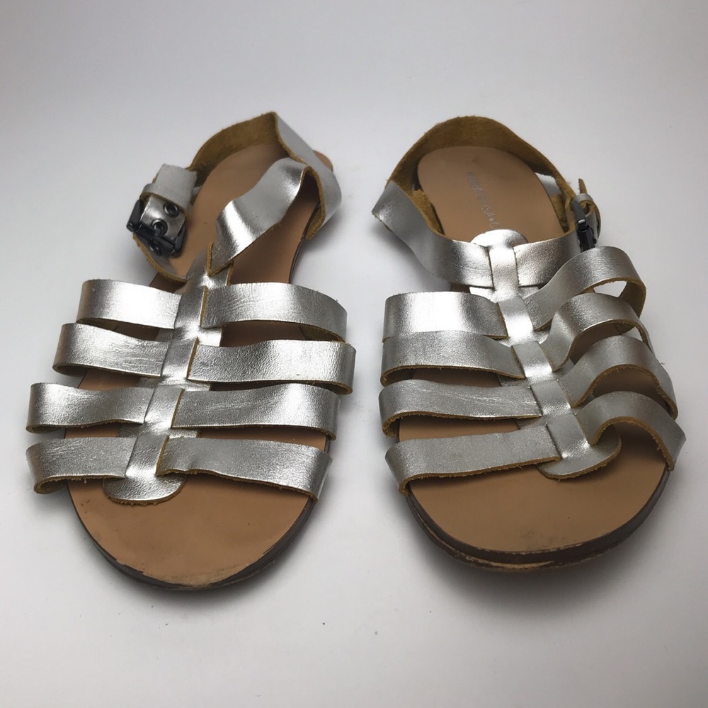 Marais USA | Silver Gladiator Sandals